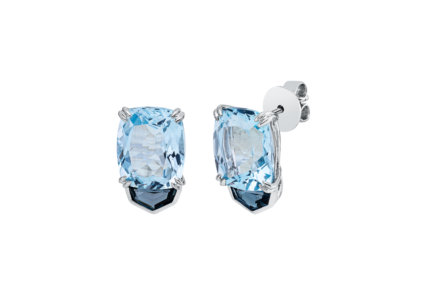 Brogle Classic colored stud earrings