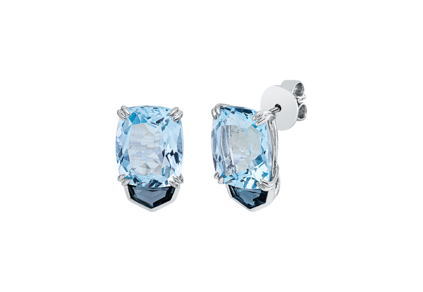 Brogle Classic colored stud earrings