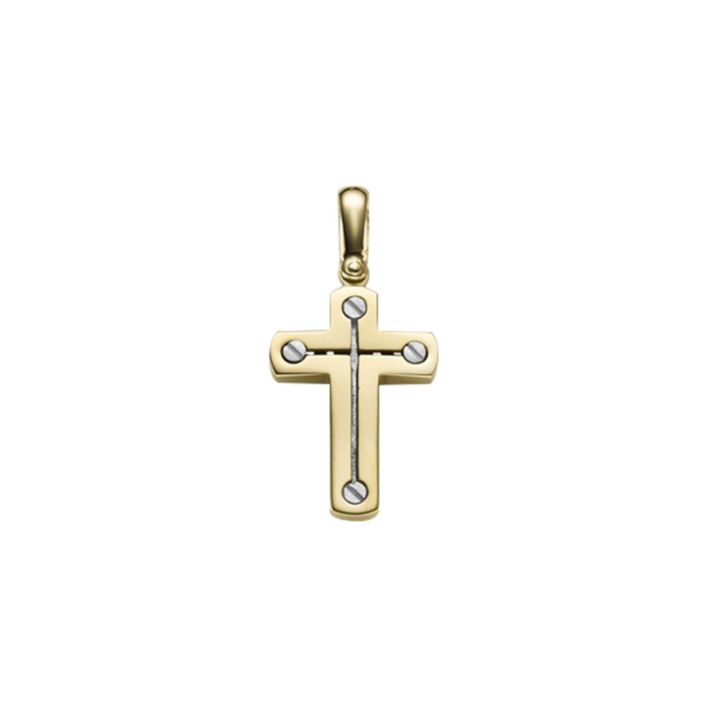 Brogle Selection Spirit cross pendant in gold