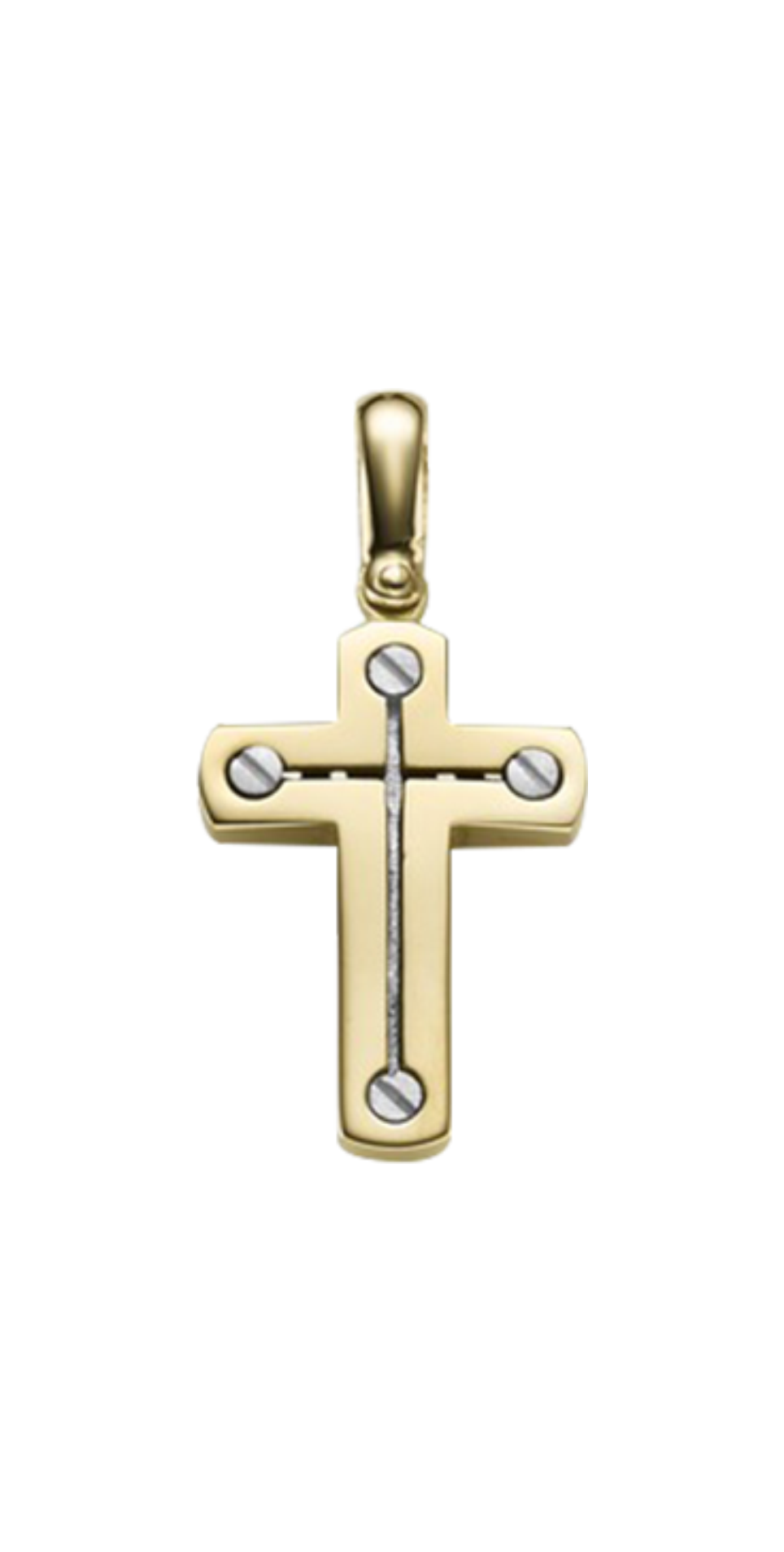 Brogle Classic Bicolor Kreuzanhänger aus Gold Brogle Classic Bicolor Kreuzanhänger aus Gold