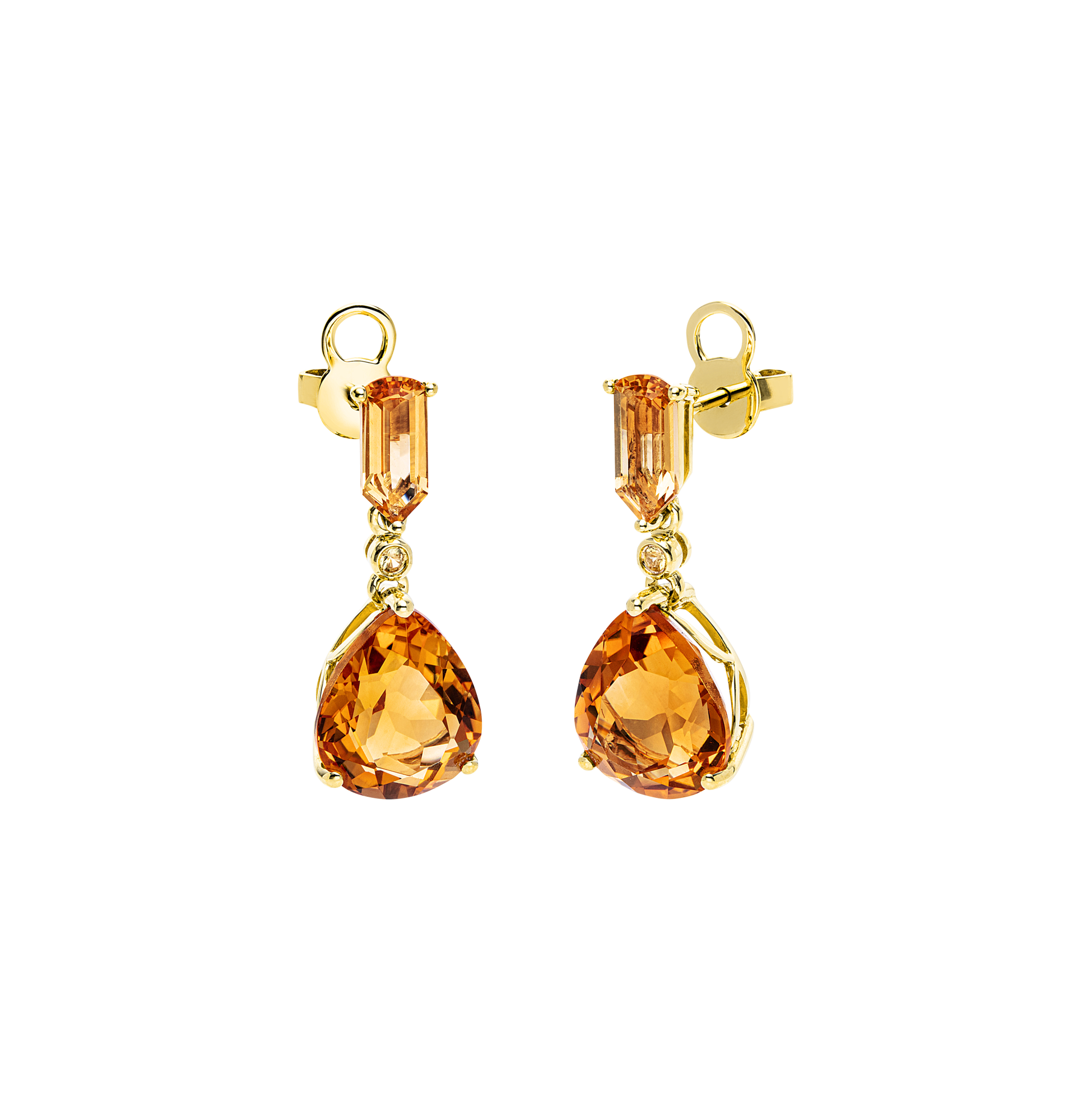 Brogle Classic colored stone earrings Brogle Classic colored stone earrings