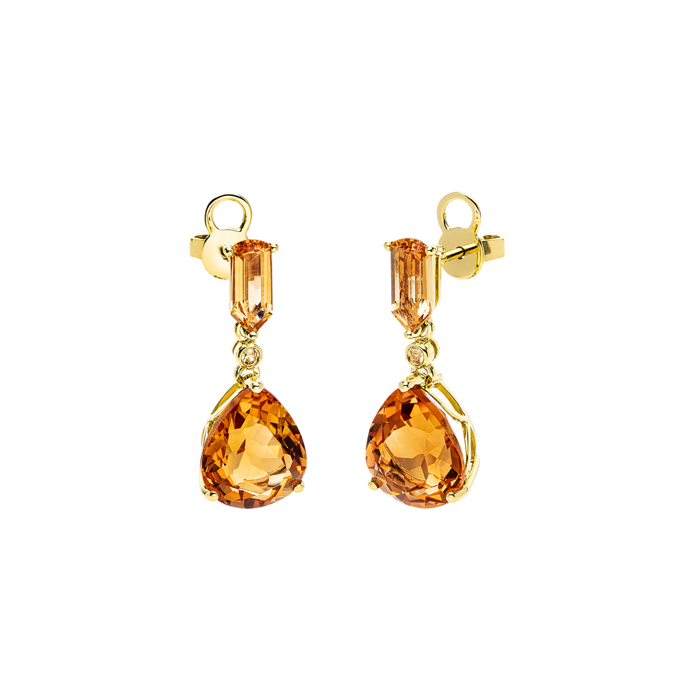 Brogle Classic colored stone earrings Brogle Classic colored stone earrings