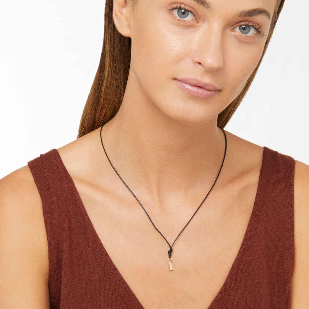 176103 DMB2015 LETLL 0009R 100 Dodo letter l charm 9k rose gold a64b0281f0030e729