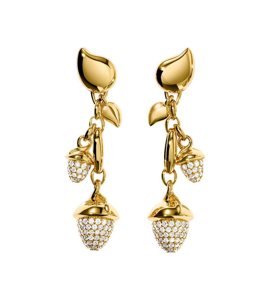 Tamara Comolli Mikado Diamond Pavé Earrings