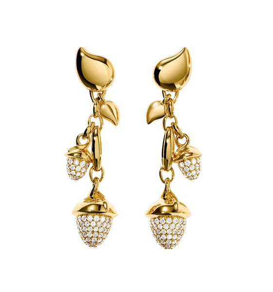 Tamara Comolli Mikado Diamond Pavé Earrings