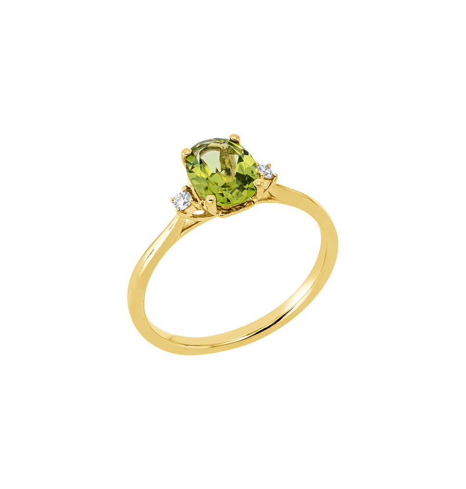 Brogle Classic peridot ring