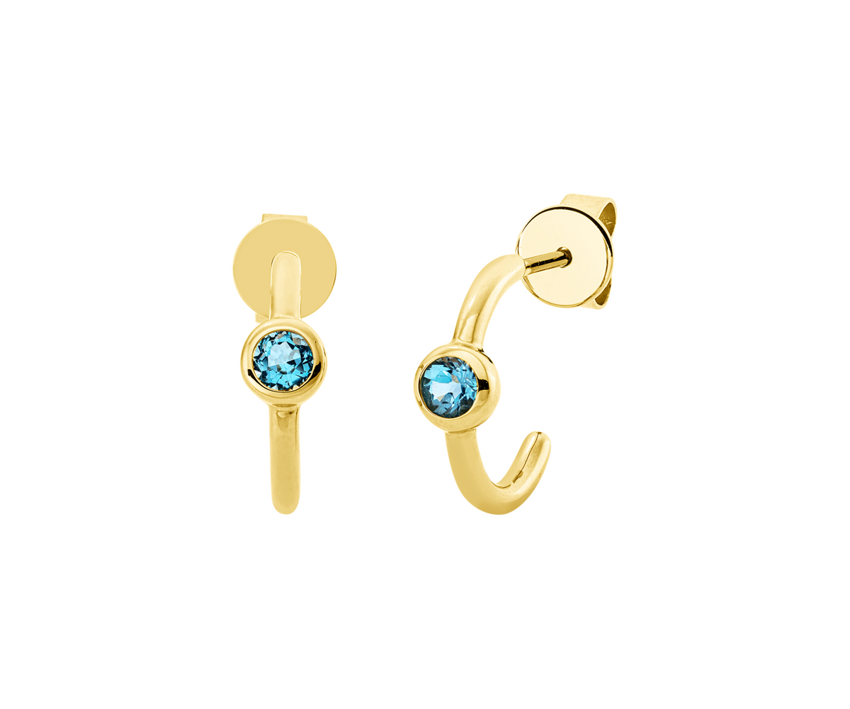 Brogle Classic Swiss topaz stud earrings