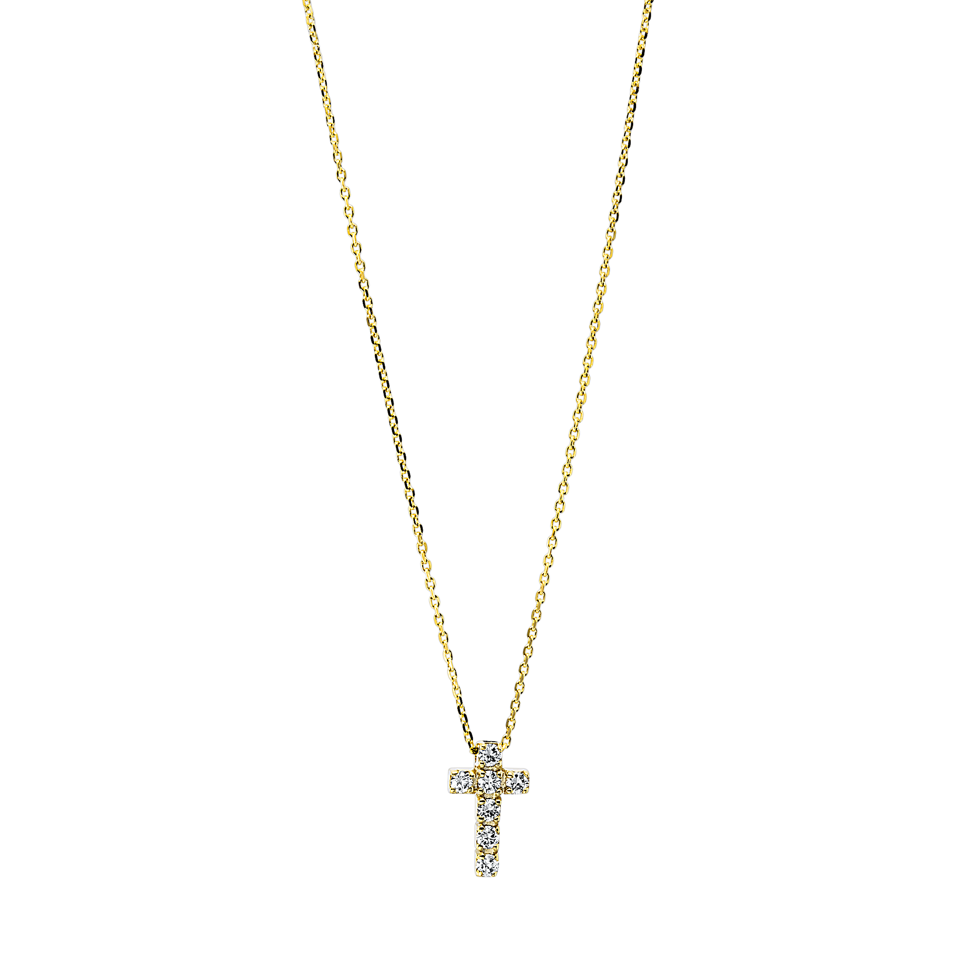 Brogle Classic necklace with diamond cross Brogle Classic necklace with diamond cross