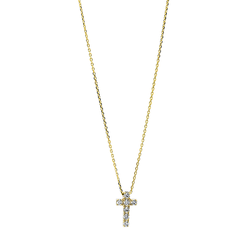 Brogle Classic necklace with diamond cross Brogle Classic necklace with diamond cross