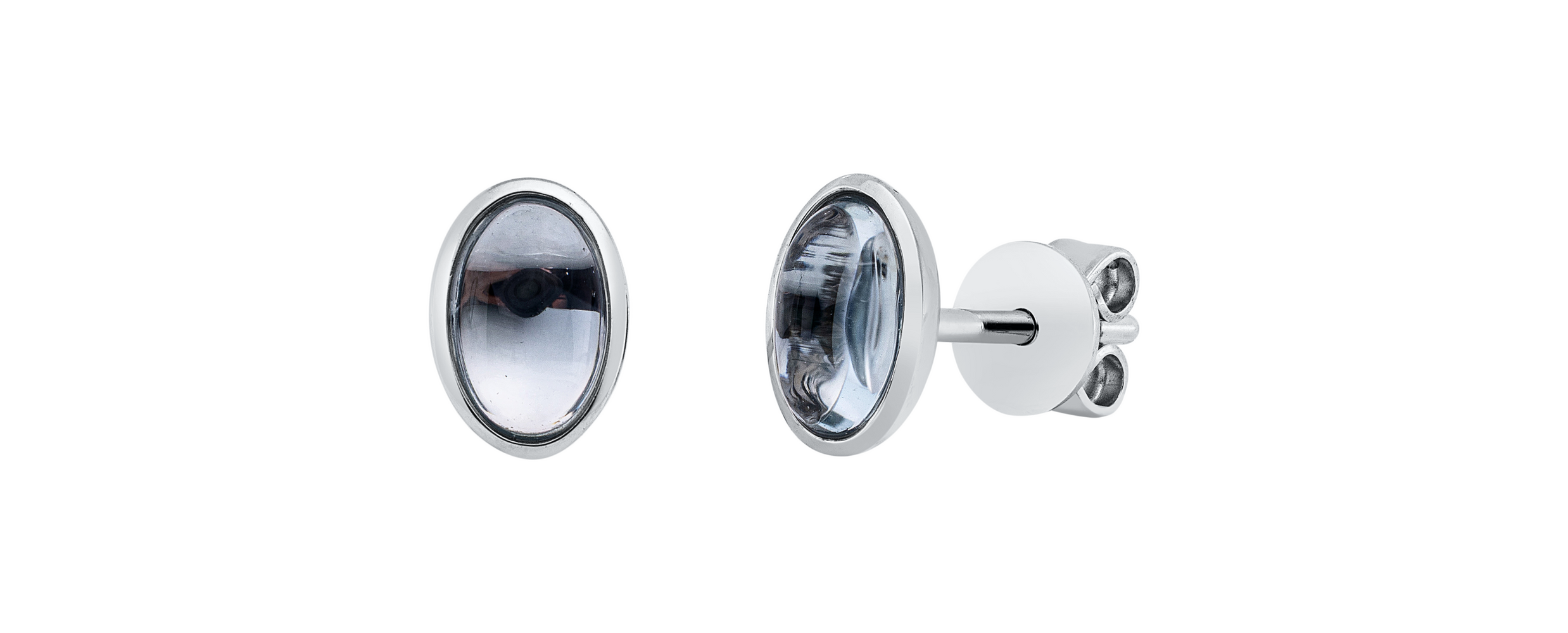 Brogle Classic Sky topaz stud earrings Brogle Classic Sky topaz stud earrings