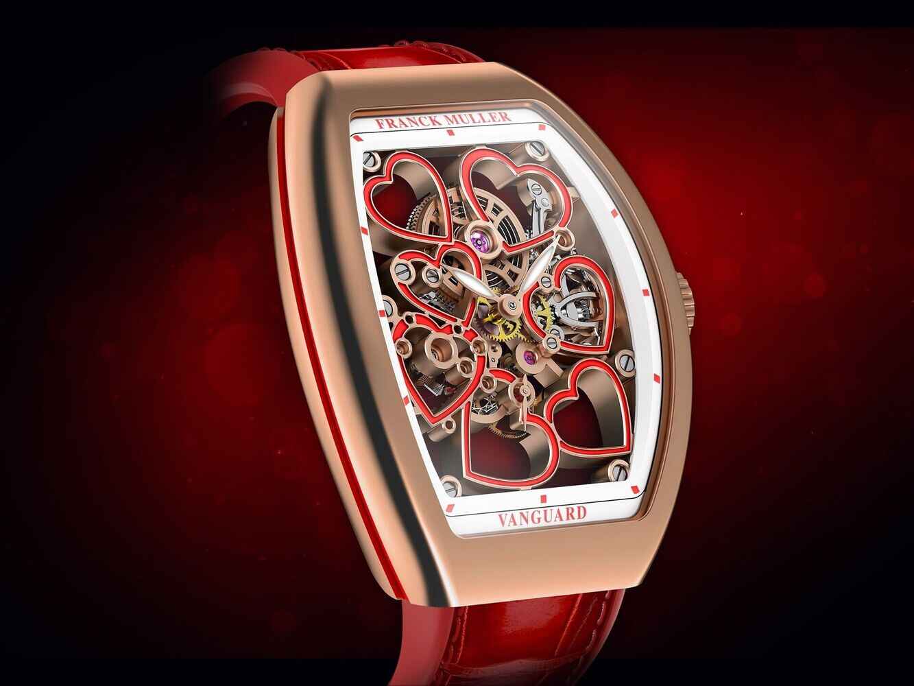 Franck Muller Vanguard Heart Skeleton 42,3 x 32mm Franck Muller Vanguard Heart Skeleton 42,3 x 32mm