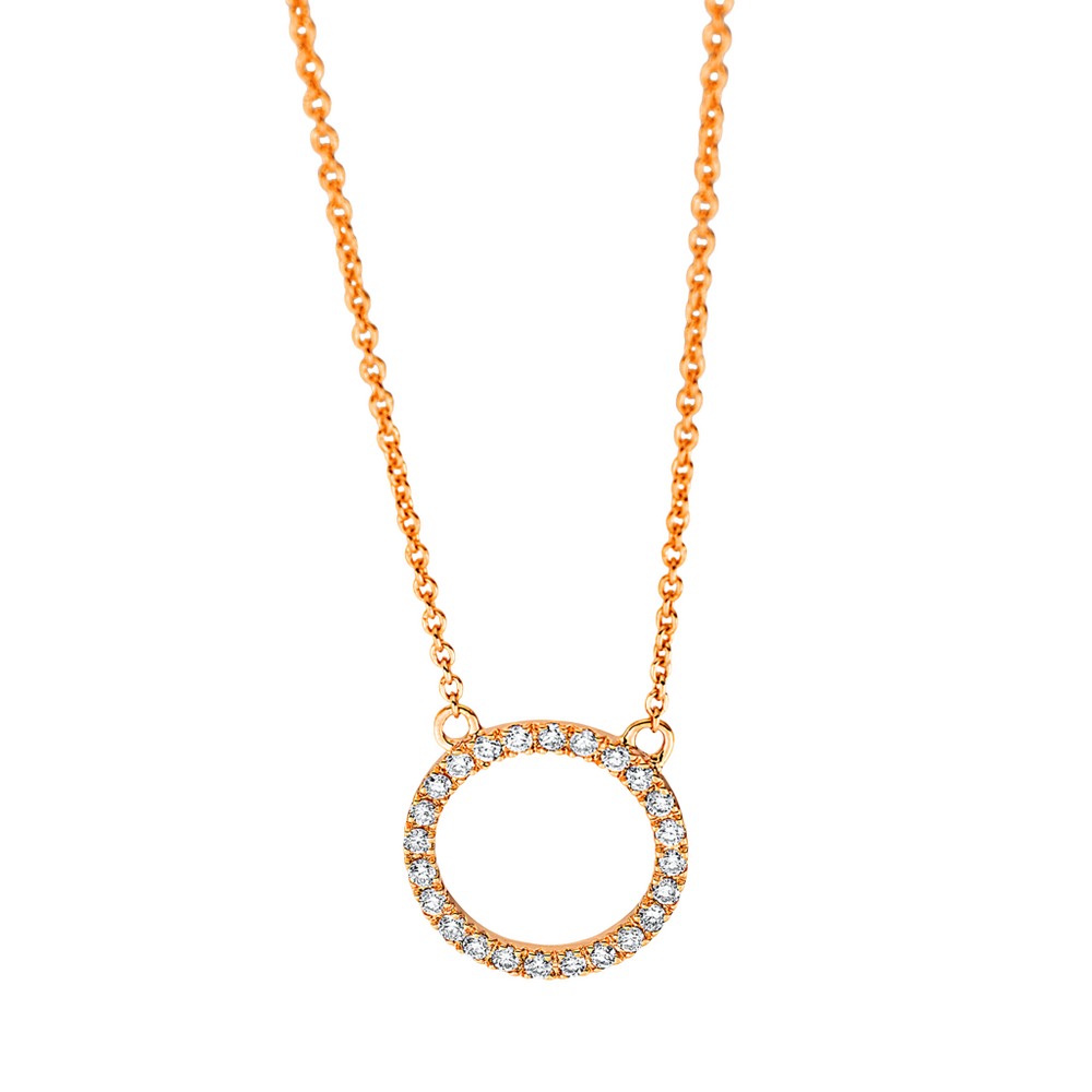 Brogle Classic necklace with diamond pendant Brogle Classic necklace with diamond pendant