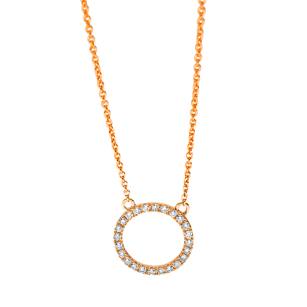Brogle Classic necklace with diamond pendant Brogle Classic necklace with diamond pendant