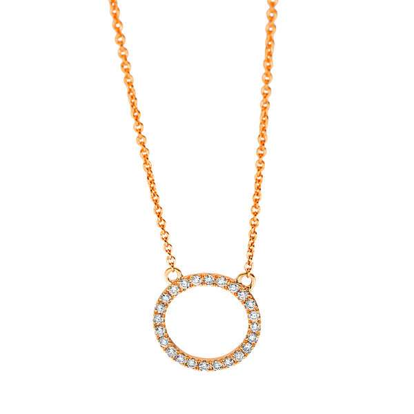 Brogle Classic necklace with diamond pendant Brogle Classic necklace with diamond pendant