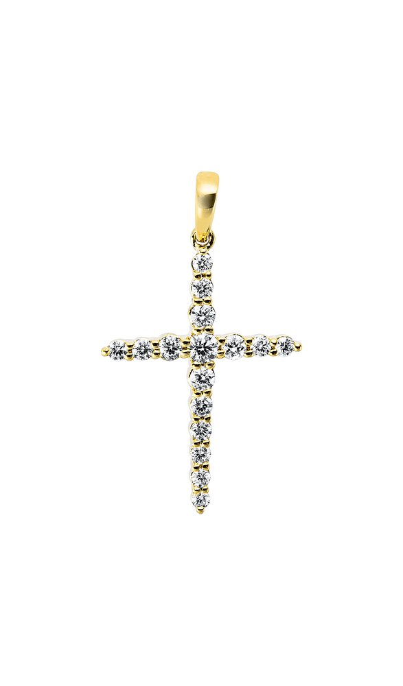 Brogle Classic Kreuzanhänger mit Diamanten Brogle Classic Kreuzanhänger mit Diamanten