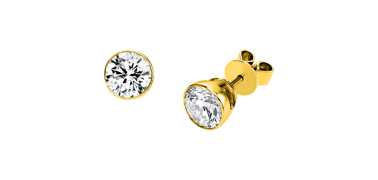 Brogle solitaire ear studs Sophie from 1.4 carat Brogle solitaire ear studs Sophie from 1.4...