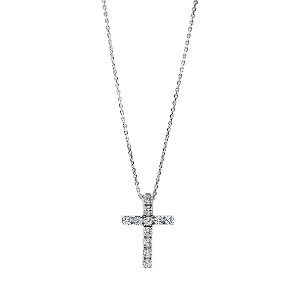 Brogle Classic necklace with diamond cross Brogle Classic necklace with diamond cross