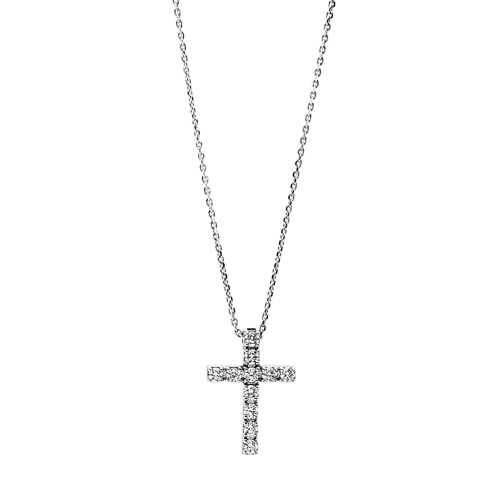 Brogle Classic necklace with diamond cross Brogle Classic necklace with diamond cross