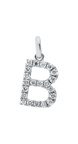 Brogle Classic Buchstabenanhänger B mit Diamanten Brogle Classic Buchstabenanhänger B mit Diamanten