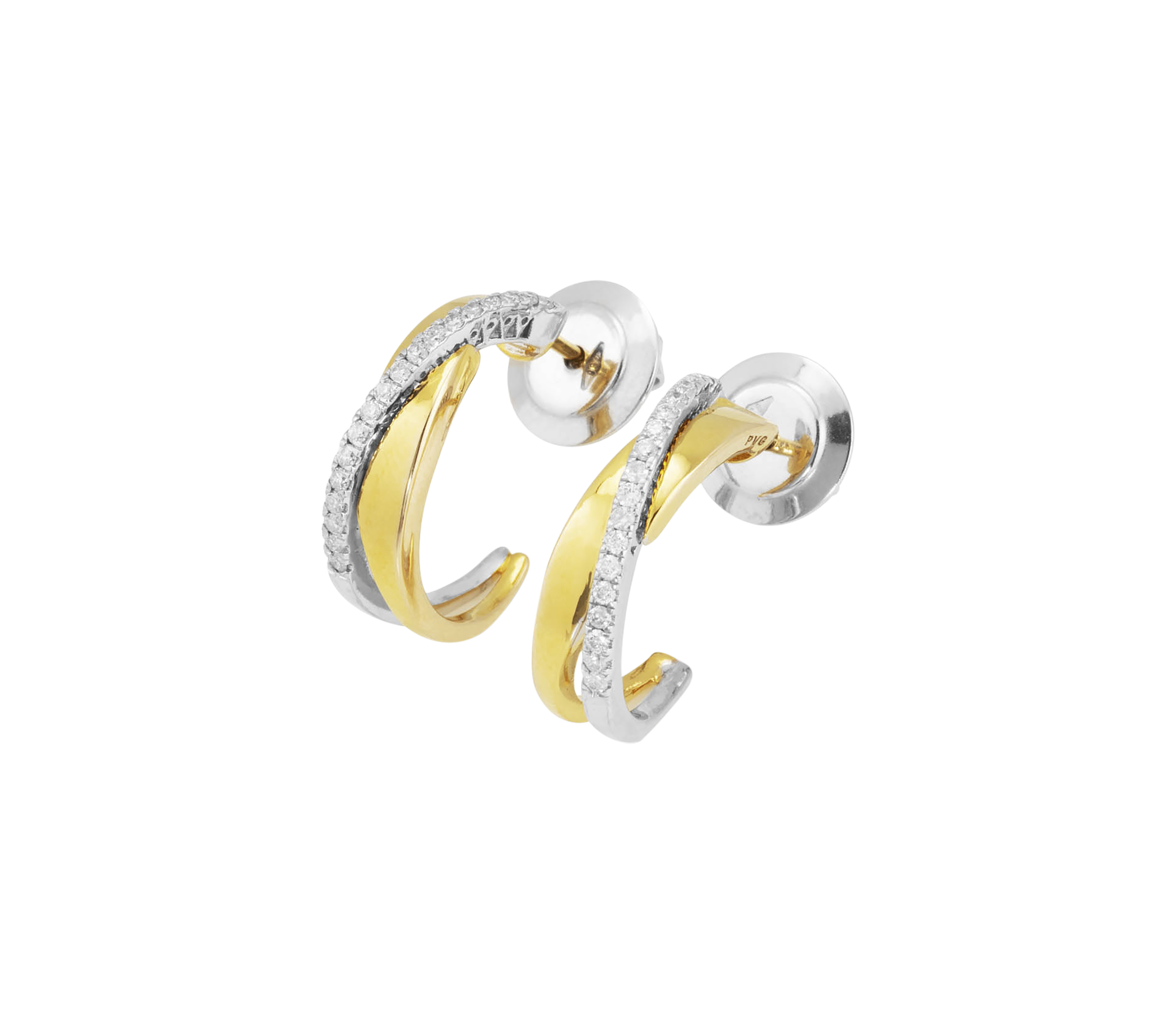 Ponte Vecchio Gioielli Promesse hoop earrings