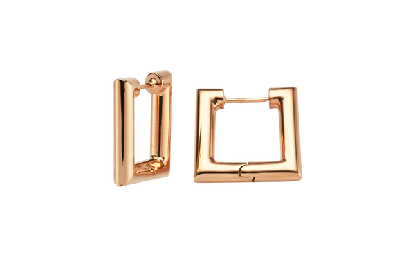 Brogle Classic gold hoop earrings Brogle Classic gold hoop earrings