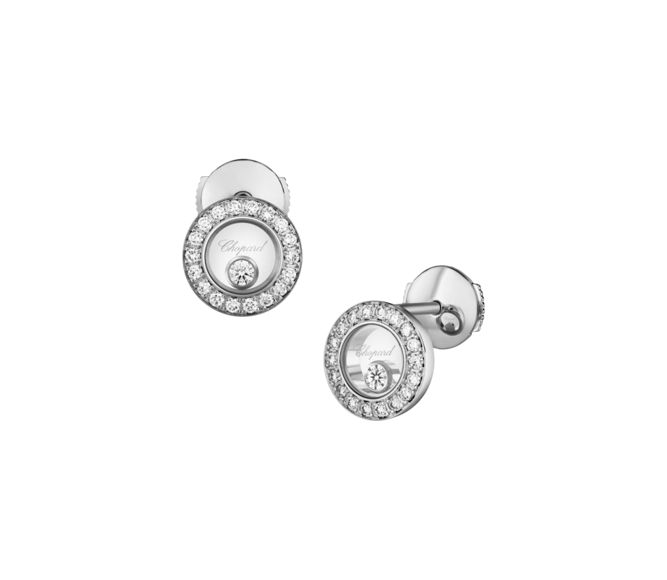 Chopard Icons Round Stud Earrings Chopard Icons Round Stud Earrings
