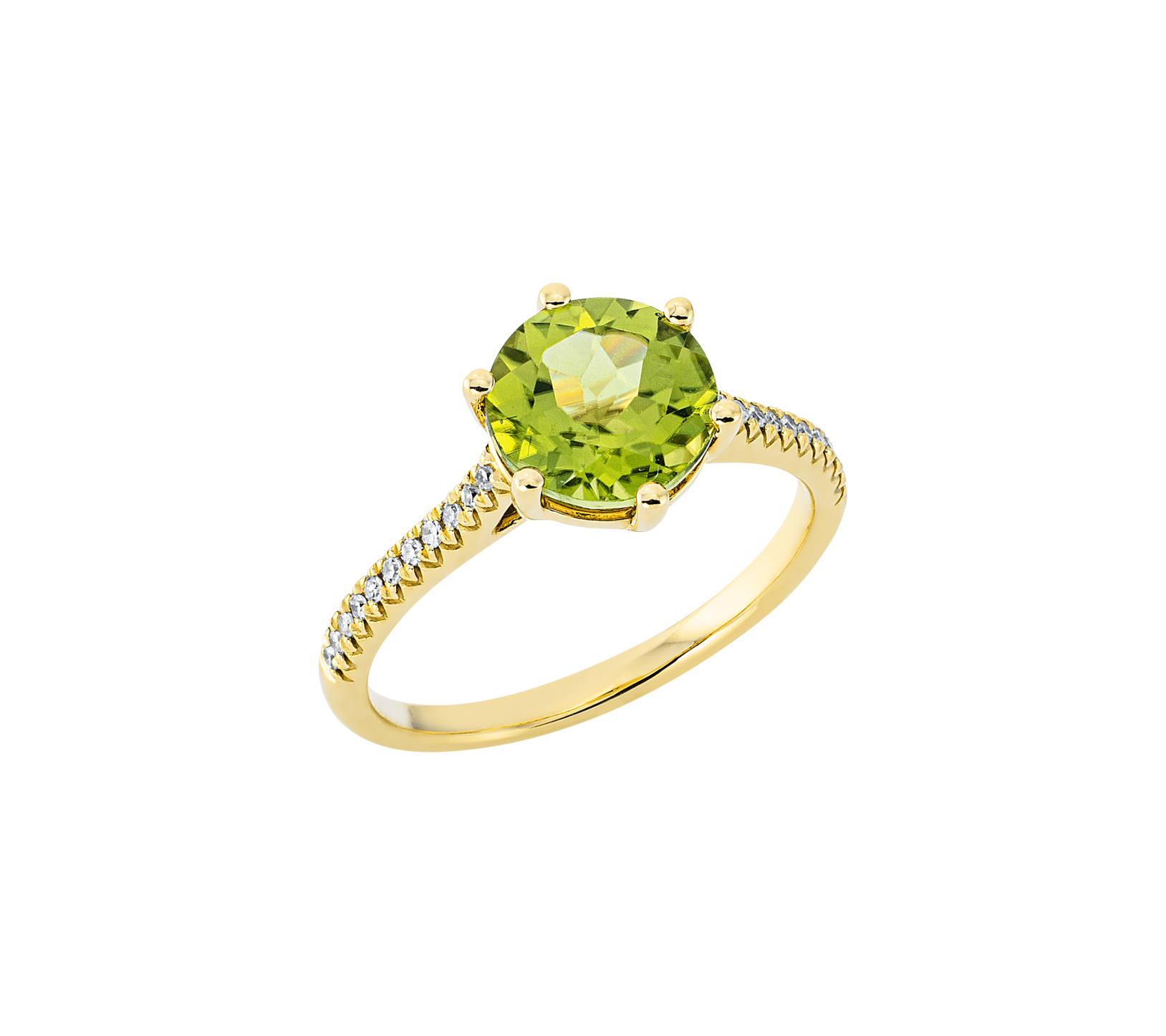 Brogle Classic peridot ring