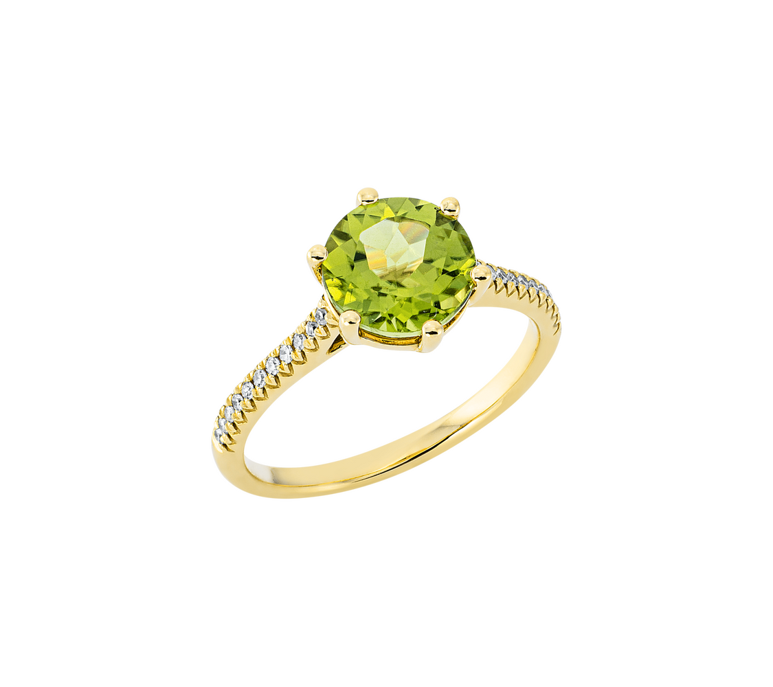 Brogle Classic peridot ring