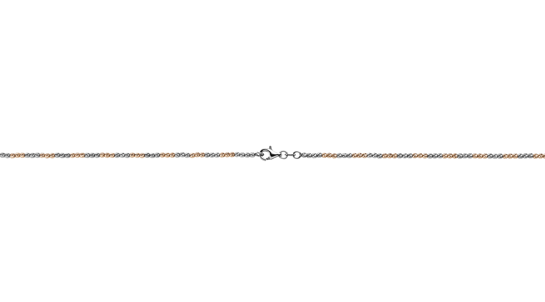 Brogle Classic Bicolor Kugelarmband diamantiert 1,8mm Brogle Classic Bicolor Kugelarmband diamantiert 1,8mm