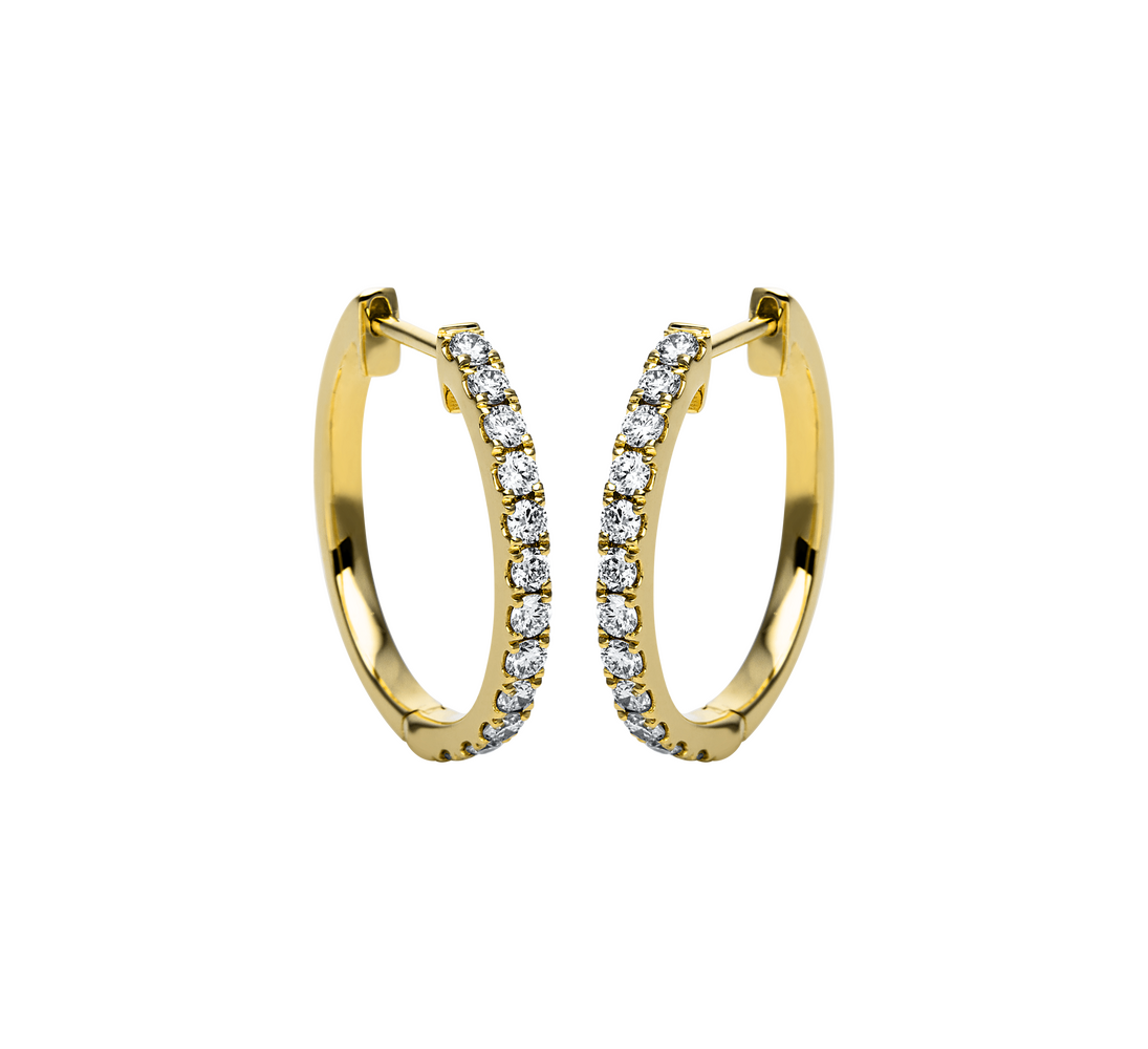 Brogle Classic Diamantcreolen