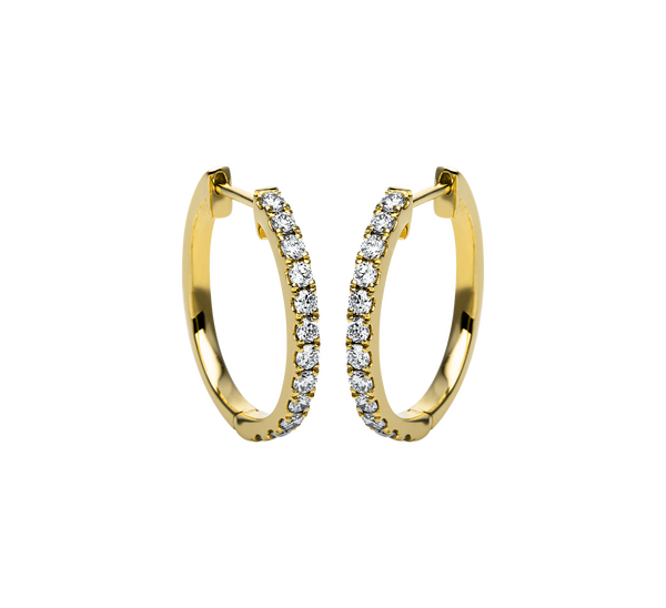 Brogle Classic Diamantcreolen