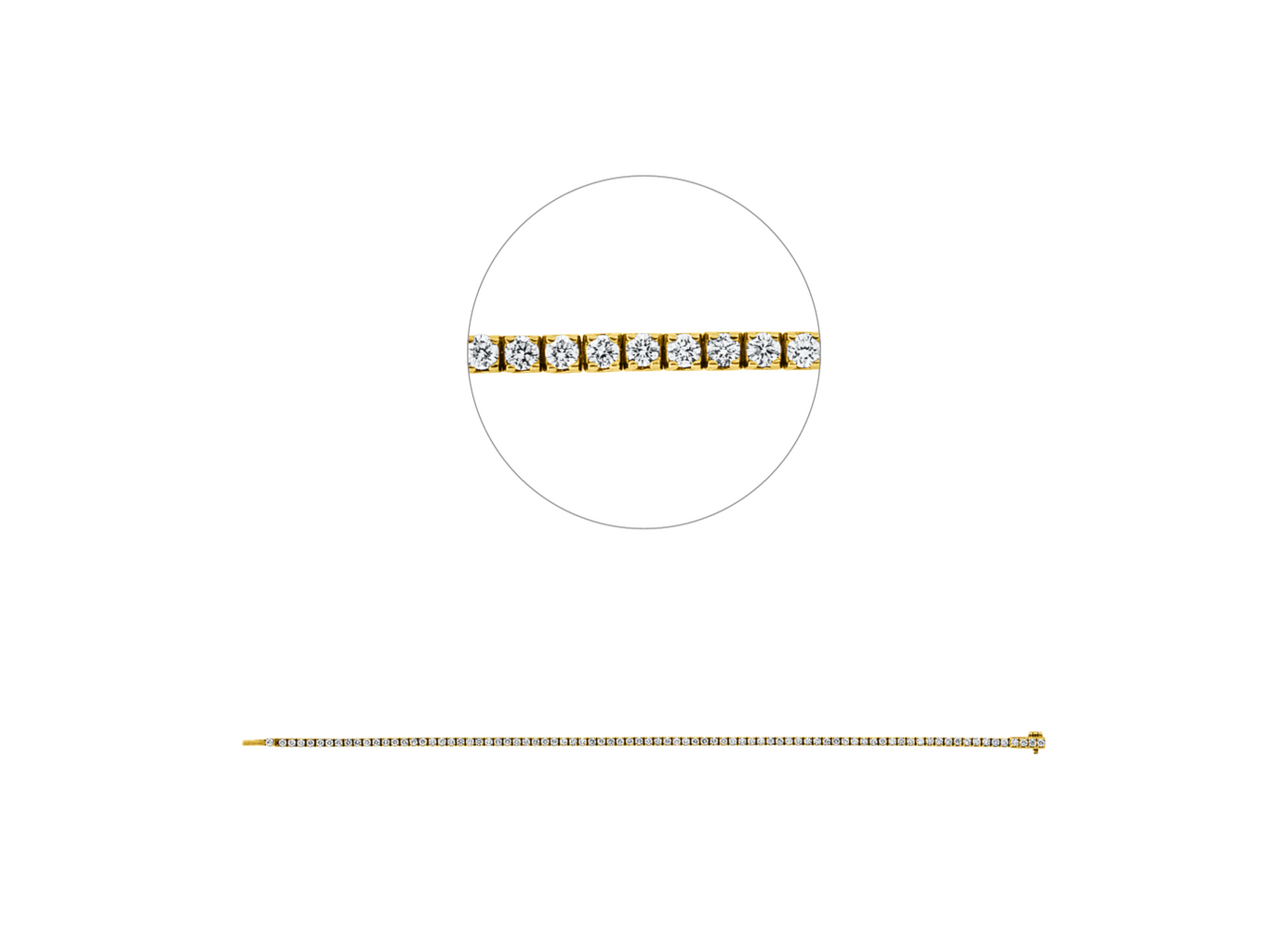 Brogle Classic tennis bracelet