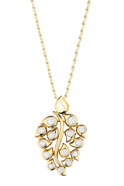 Tamara Comolli Snowflakes Leaf Pendant