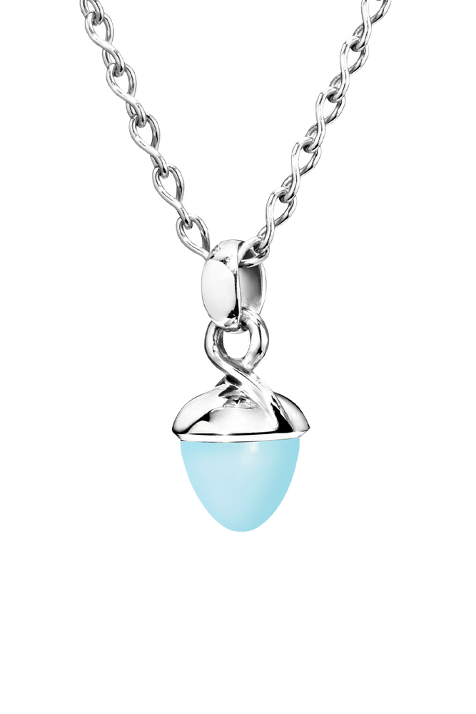 Tamara Comolli Mikado Bouquet Aqua Chalcedony Pendant