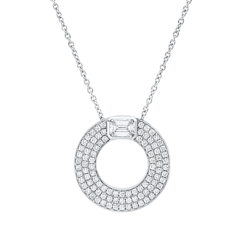 Brogle Selection necklace with diamond pendant Brogle Selection necklace with diamond pendant